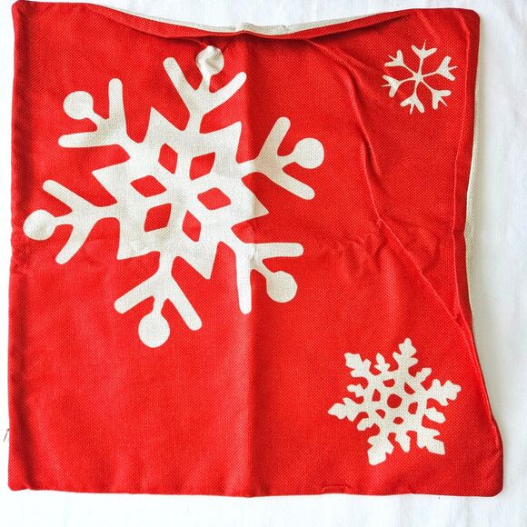 Christmas Pillow Covers 4PC 18"x18" Throw Decorative Cotton Linen Pillow Square - Picture 8 of 12